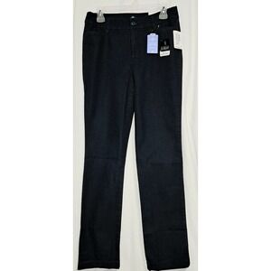 St John's Bay, Women's Straight Jeans, Dark Wash, 6 T, NWT